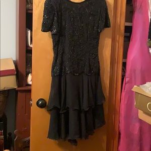 Black beaded  dress